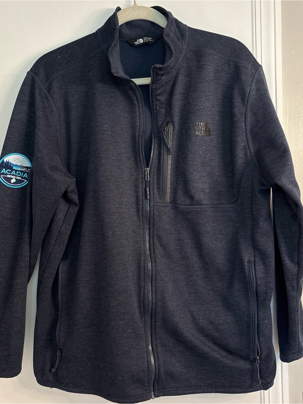 The North Face Men's XL Lightweight Full-Zip Jacket, Acadia Patch